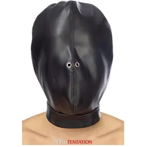 Cagoule BDSM en Similicuir Fermée Fetish TentationVendu parespaceplaisir