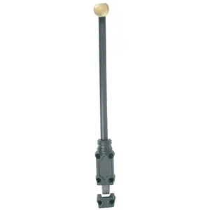 Verrou 59/400 époxy noir à bouton laiton - jardinier massard - j528810 pas cher