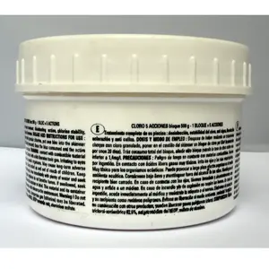 ECOGENE Maxi chlore lent bloc 500g 5 actions pot de 500g pas cher