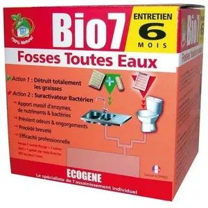 Bio7 spécial fosses toutes eaux - 12 sachets pas cher