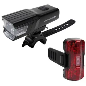 Comparateur de prix : Kit d eclairage avant arriere zefal supervision f200 r150