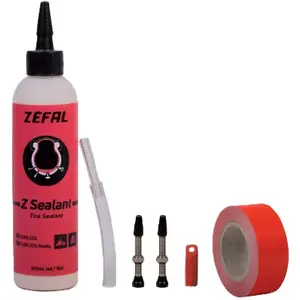 Kit de conversion tubetype en tubeless Zefal (pour 2 roues 30mm)Vendu paramazon
