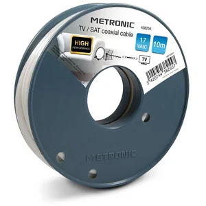 Comparateur de prix : Câble coaxial TV / SAT METRONIC 438255 17 VAtC 10m Blanc
