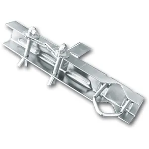 Metronic 450895 Fixation cerclage double zingué blanc pour mât diam. 25-50 mm pas cher