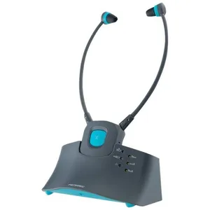 Hf company Metronic Casque TV sans fil sérénité Noir - 480183 pas cher
