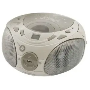Metronic Radio CD-MP3 Soft Grey - Boombox pas cher