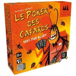Comparateur de prix : Gigamic Jeu de société POKER DES CAFARDS - Drei Magier Jeu de société - DRKPOK