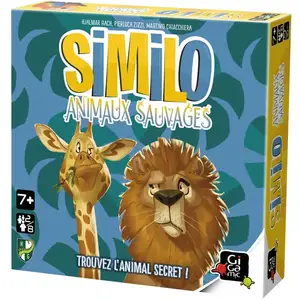 Comparateur de prix : Gigamic Jeu de société SIMILO ANIMAUX SAUVAGES - Horrible Games Jeu de société - HSSA