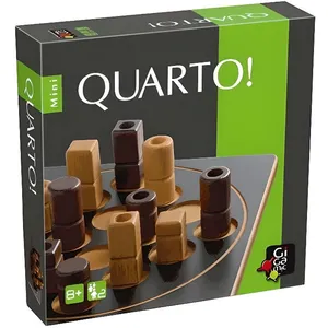 Jeu de réflexion et stratégie - GIGAMIC - Quarto Mini - 16 pièces en bois - 2 joueurs ou plus pas cher