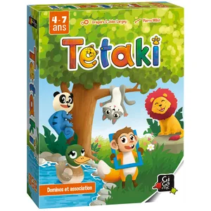 GIGAMIC - TETAKI - Un Jeu de Dominos Mignon et mâlin - A partir de 4 Ans! pas cher