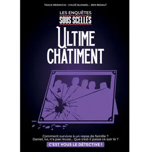 Gigamic Jeu d'enquête Enigami Sous Scellés Ultime Châtiment pas cher