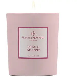 Plantes & Parfums - Pétale de Rose Bougies 180 g unisex pas cher