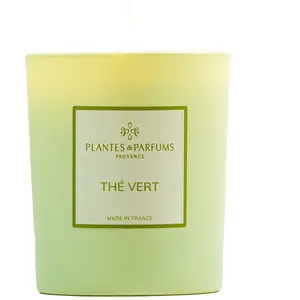 Plantes & Parfums - Thé Vert Bougies 180 g unisex pas cher