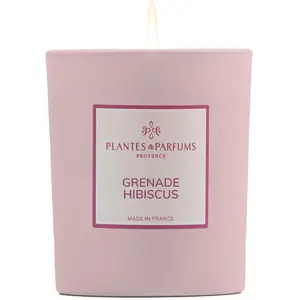 Plantes & Parfums - Grenade & Hibiscus Bougies 180 g unisex pas cher