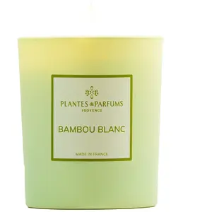Plantes & Parfums - Bambou Blanc Bougies 180 g unisex pas cher