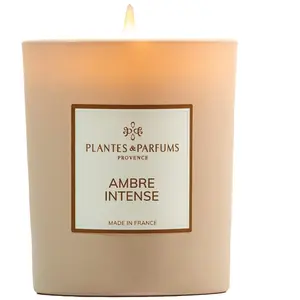 Plantes & Parfums - Ambre Intense Bougies 180 g unisex pas cher