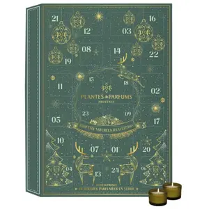 Plantes & Parfums - Calendrier De L'avent 24 Bougies Parfumées