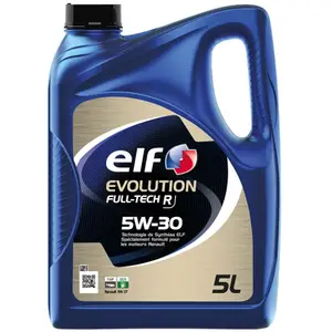 ELF EVOLUTION FULL-TECH R 5W-30, Huile moteur essence et Diesel, 5 litres