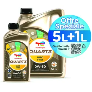 Huile Moteur Totalenergies Quartz Ineo First 0w30 Essence Et Diesel 5 ... pas cher