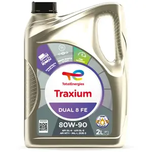 Comparateur de prix : TotalEnergies Traxium Dual 8 FE 80W-90, Huile de transmission, 2 litres