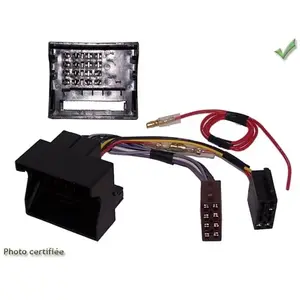 Silim Fiches ISO Autoradio compatible avec Citroen C2 4HP - ISO FakraVendu parfeu-vert