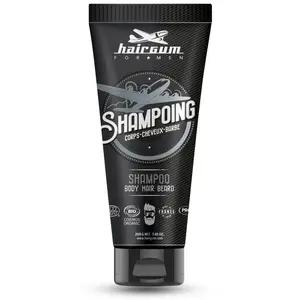Hairgum Shampooing Cheveux, Barbe Et Corps Hairgum 200g pas cher