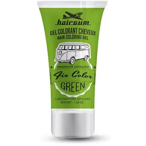 Comparateur de prix : Hairgum Gel Fix Color vert 30 ML