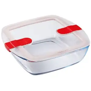 Plat carre 25x22 cv cook heatpyrex 212ph00 7144 pas cher