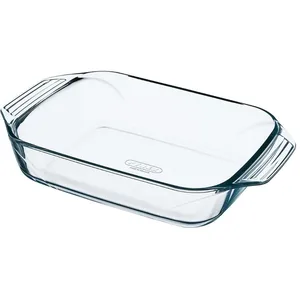 Comparateur de prix : PYREX Plat à four rectangulaire 39x25 cm transparent