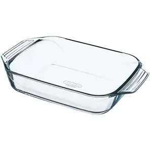 Comparateur de prix : PYREX Plat à four rectangulaire 35x23 cm transparent