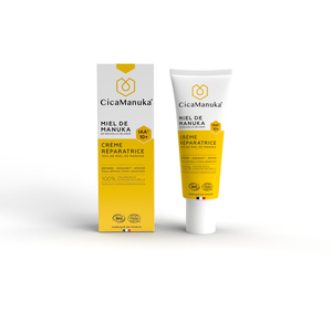 Comparateur de prix : Cicamanuka Crème Réparatrice au Miel de Manuka IAA10+ Bio 40ml