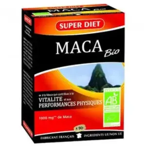 Comparateur de prix : Superdiet Maca Bio 90 comprimés