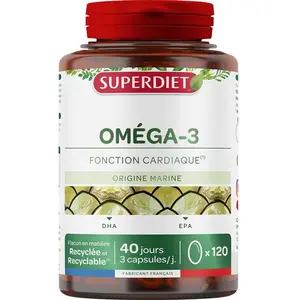 Super Diet Omega 3 120 Caps. Superdiet pas cher