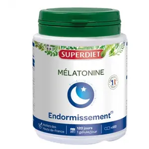 Comparateur de prix : Superdiet Mélatonine 120 gélules