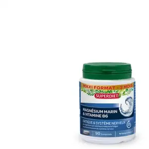 Superdiet Magnésium Marin Vitamine B6 20 unidoses de 15mlVendu paratida-santediscount