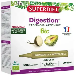 Comparateur de prix : Superdiet Radis Noir Artichaut Bio 20 unidoses