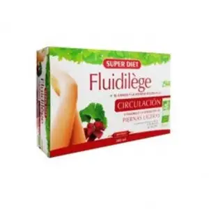 Super Diet Fluidilege jambes légères 20 ampoules pas cher