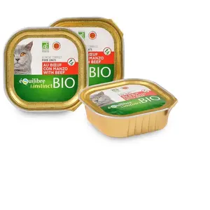Martin Sellier Patee Bio Chat Boeuf 100g pas cher