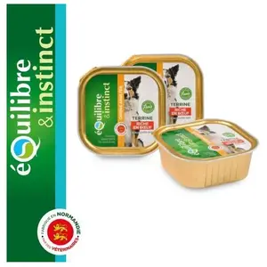 EQUILIBRE&INSTINCT Terrine chien adulte riche en boeuf - Equilibre & Instinct pas cher