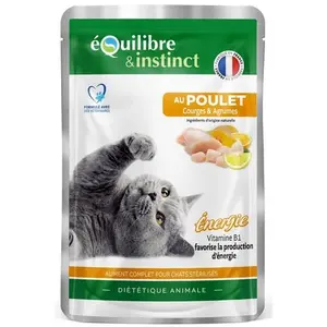 EQUILIBRE&INSTINCT Equilibre & Instinct - Effilés sauce poulet, courges, agrumes pas cher