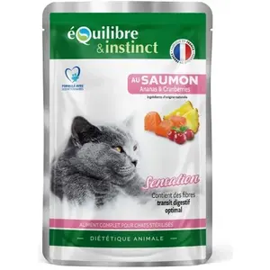 Equilibre & Instinct - Effilés sauce saumon, ananas et cranberreries pas cher