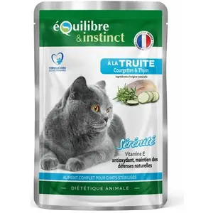 Equilibre & Instinct - Effilés sauce truite, courgettes, thym pas cher