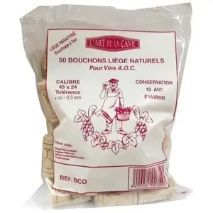 Comparateur de prix : Bouchonnerie jocondi bouchon cylin.45x24 10an.parafx50bco/p