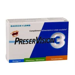 Comparateur de prix : BAUSCH & LOMB Préservision - complément alimentaire 60 capsules