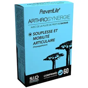 Comparateur de prix : Sid Nutrition Prevent Life Arthrosynergie 60 Comprimés