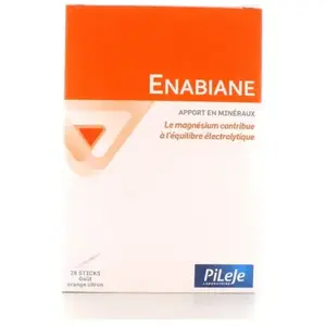 Comparateur de prix : PILEJE Enabiane saveur orange-citron boîte 28 sticks