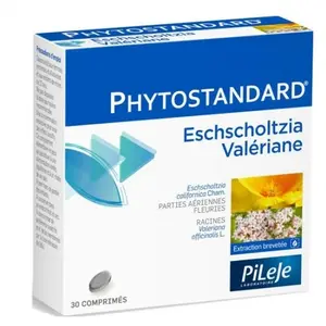Comparateur de prix : Pileje phytostandard eschscholtzia et valériane 30 comprimés