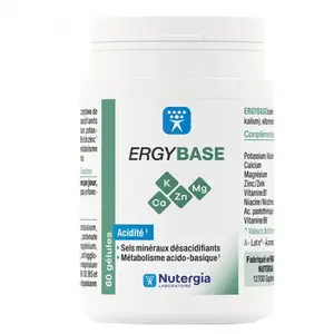 Comparateur de prix : Nutergia Nutergia Ergybase 60 Gélules