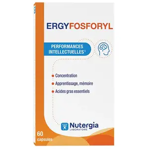 Comparateur de prix : Nutergia Nutergia Ergyfosforyl 60 Capsules