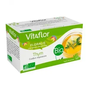 Vitaflor Bio Tisane Thym 18 sachets pas cher